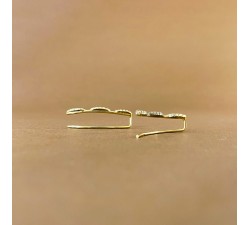 OX Leaf Climb Earring - Gold 