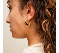 Argola Angular LS - Ouro
