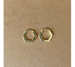 Click Hexagon LS Ring - Gold 