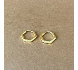Click Hexagon LS Ring - Gold 