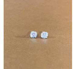 Earring Point Light 6mm Crystal