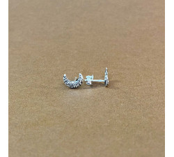 Bali Moon OX Earring
