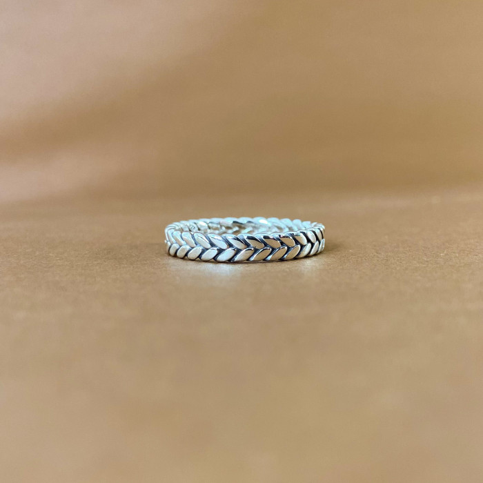 Dutch Braid Wedding Band 