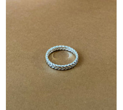 Dutch Braid Wedding Band 