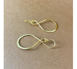 Brinco Gancho Infinito - Ouro
